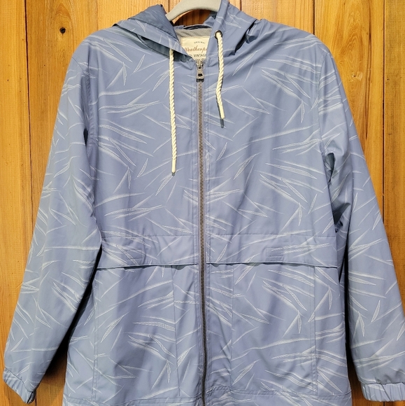 VTG Original Weatherproof Blue Hooded Windbreaker Jacket - Picture 1 of 9